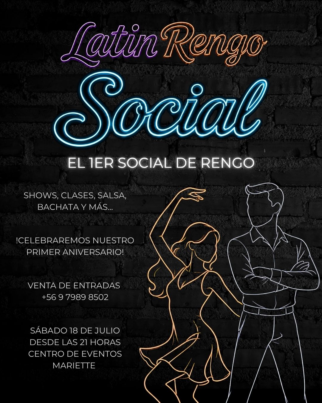 Afiche del Latin Rengo Social 2026